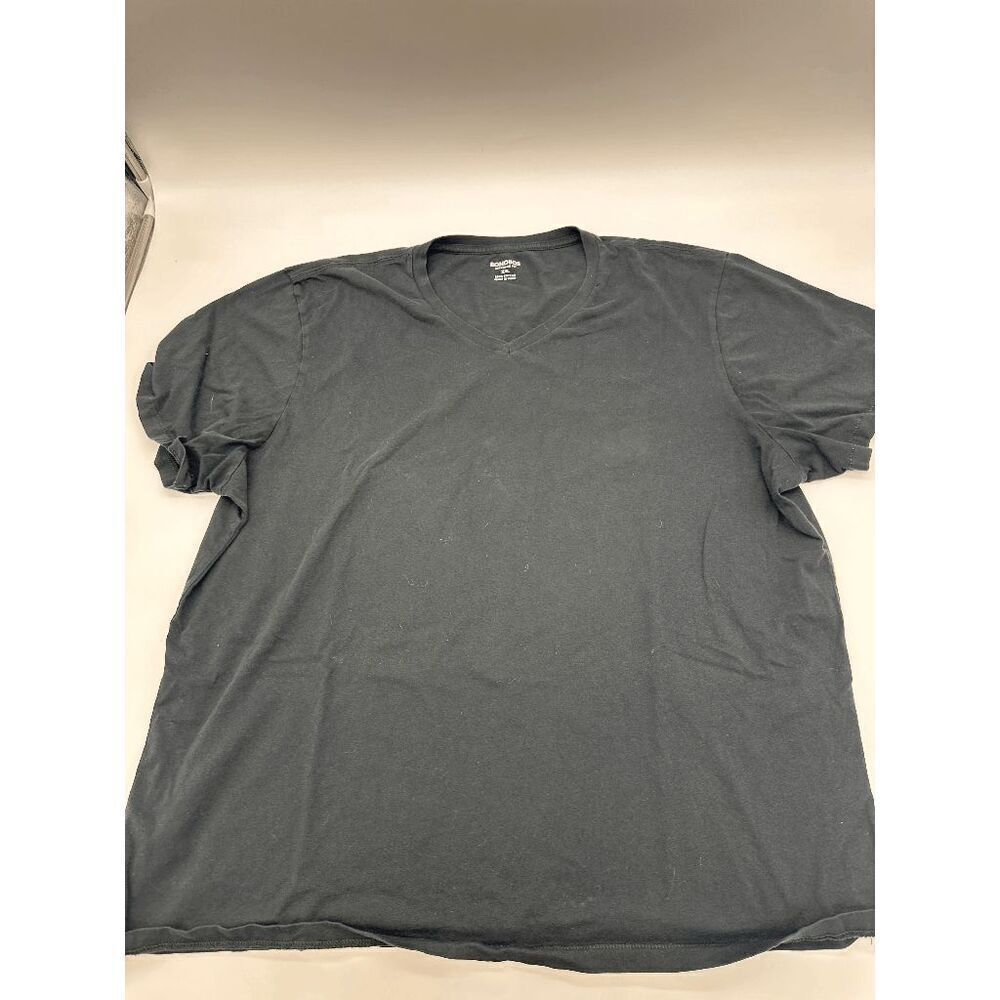 Bonobos Men T-Shirt V Neck Sz XXL Cotton Black Made in Peru